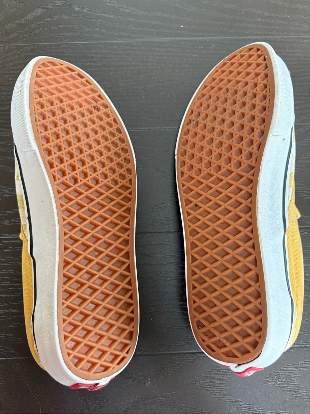 Vans - Sneakers in Yellow and White Size 8.5 Men